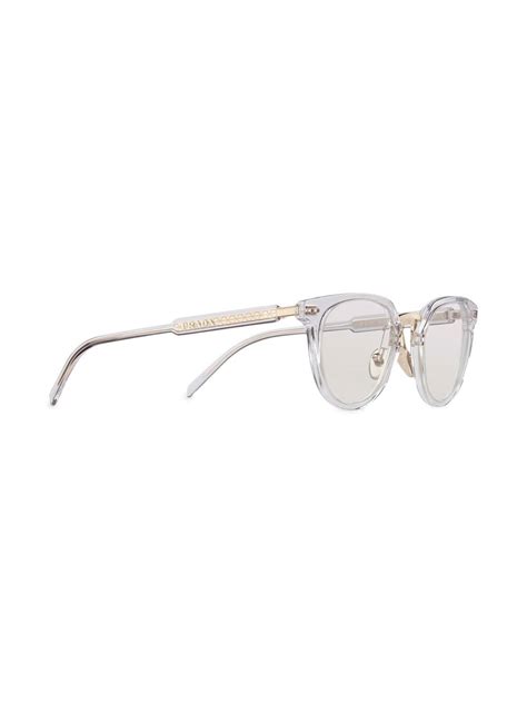 prada clear sunglasses.